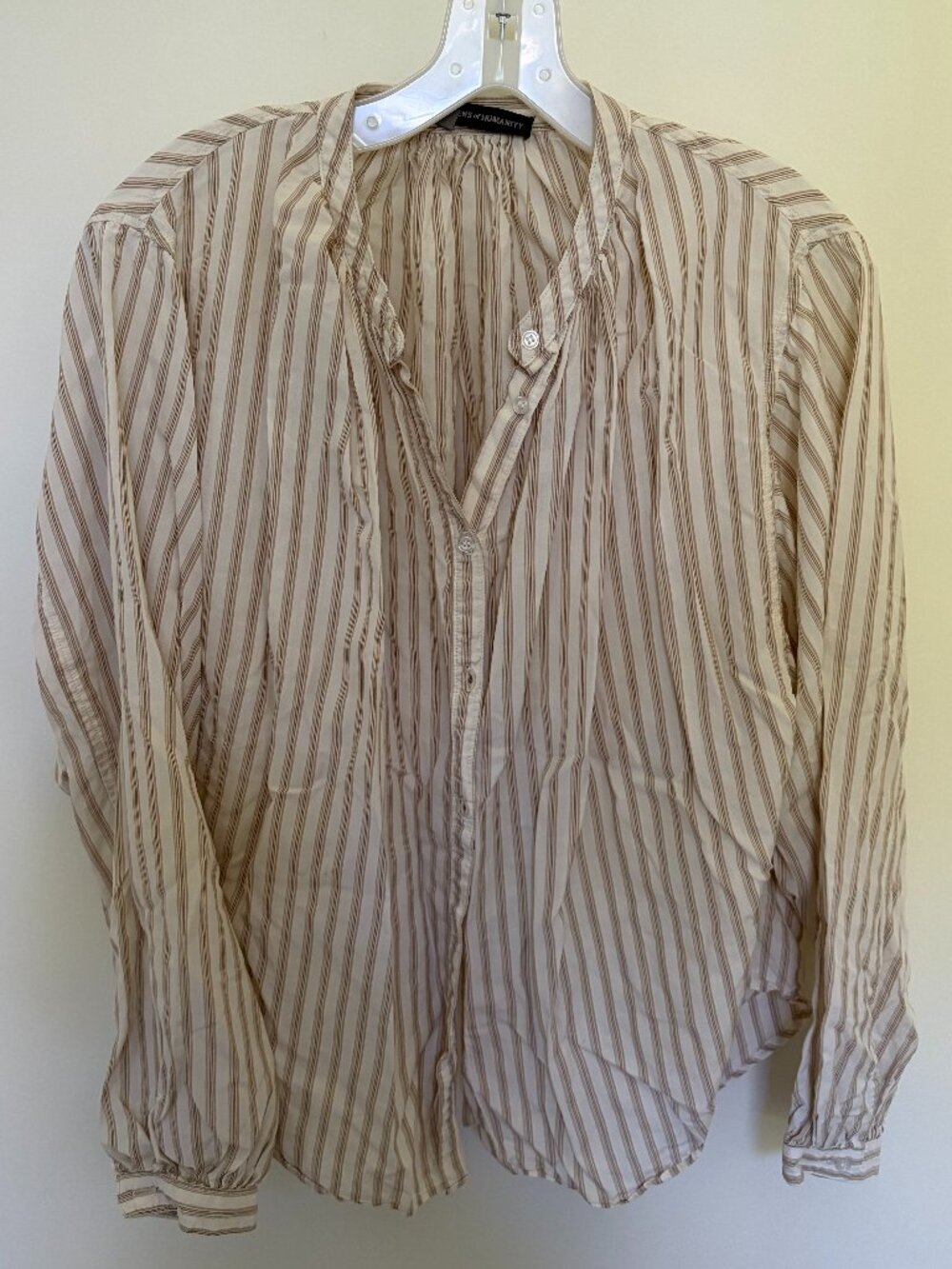 Citizens of Humanity Striped Button-Down Blouse